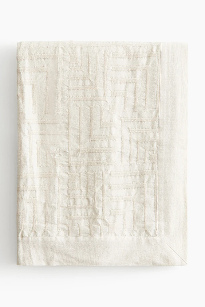 Jacquard-Weave Bedspread