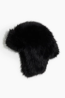 Fluffy Earflap Hat