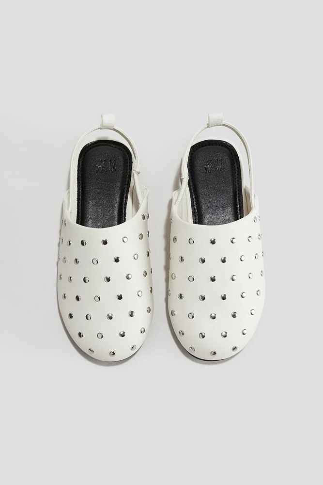 Studded Slingbacks