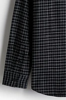 Loose Fit Flannel Shirt