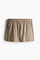 Short de bain en seersucker