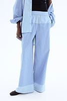 Loose-Fit Cotton Pants