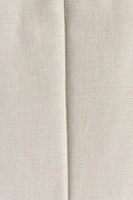 Pantalon de costume classique en lin mélangé