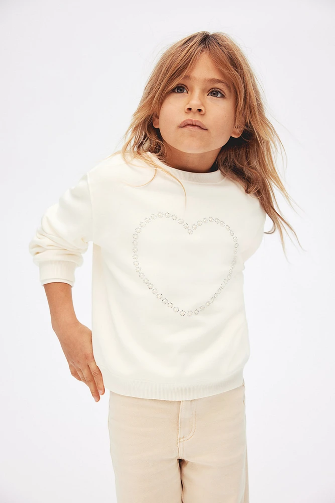 Sweatshirt with Motif