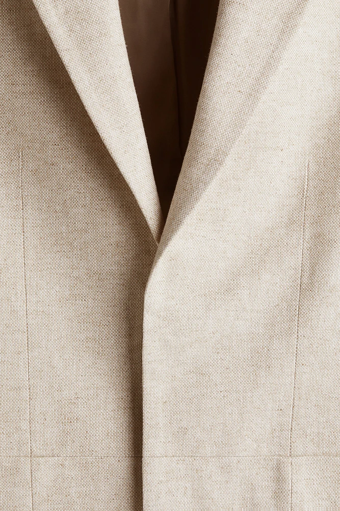 Relaxed-Fit Linen-Blend Jacket