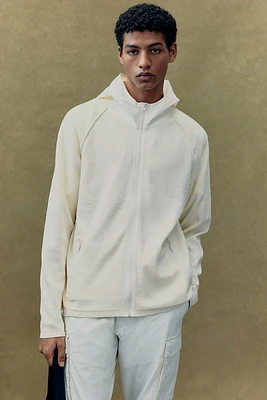 Regular-Fit Jersey Hooded Jacket