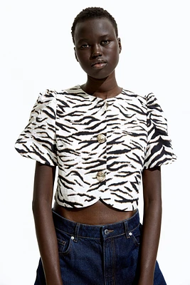 Puff-Sleeved Blouse