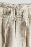 Linen-blend Shorts