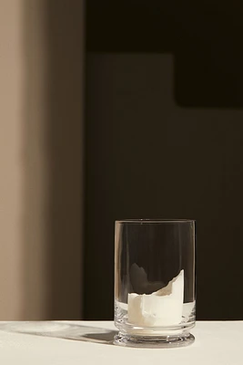 Petite lanterne à bougie en verre
