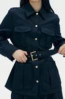 Loose-Fit Cargo Jacket