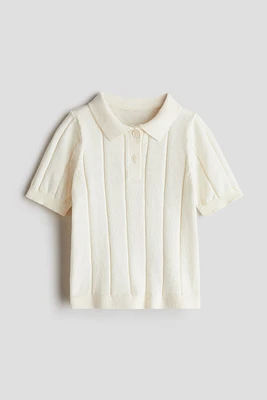 Knit Polo Shirt