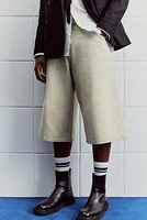 Super-Baggy Denim Shorts