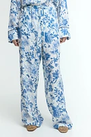 Crêpe Pants with Drawstring