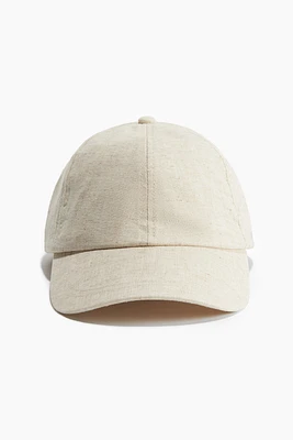Linen-Blend Cap