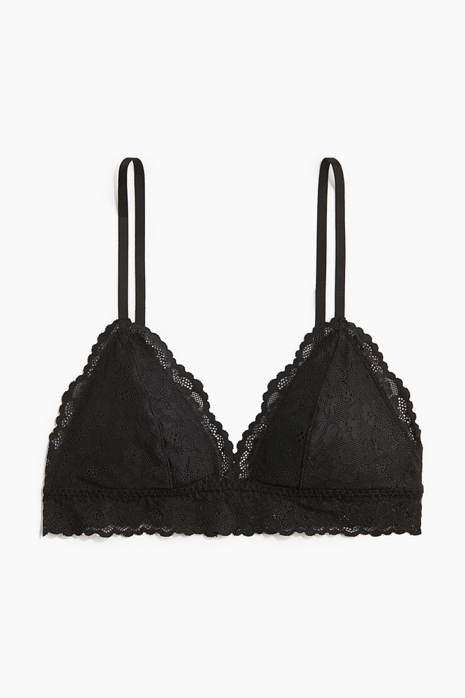 Padded Soft-Cup Lace Bra