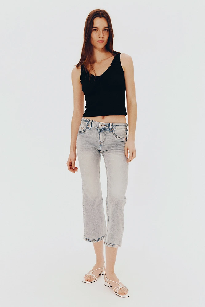 Crinkled Jersey Sleeveless Top