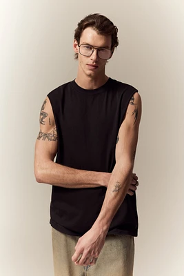 Regular-Fit Washed Tank Top