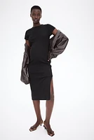 MAMA Ribbed T-Shirt Dress