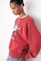 Oversized Printed Sweatshirt