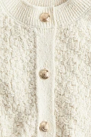 Textured-Knit Cardigan