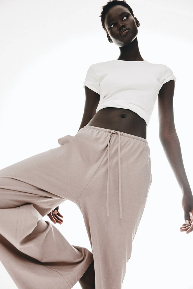 Cotton Drawstring Pants