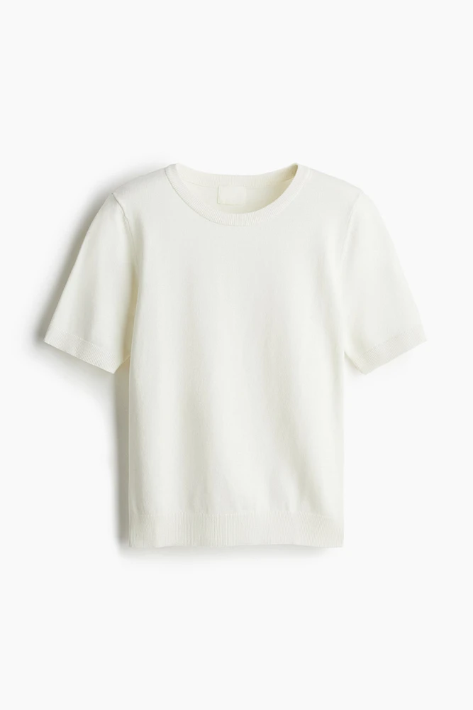 Haut en fin tricot