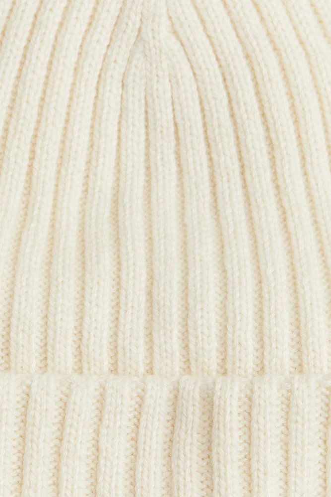 Rib-Knit Beanie