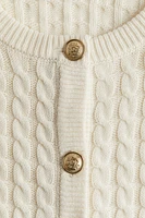 Cable-Knit Cardigan