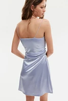 Draped Slip Dress