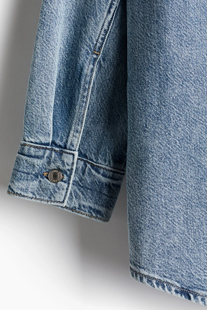 Feather Soft Oversized Denim Shirt