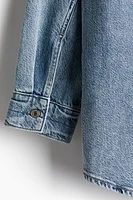 Feather Soft Oversized Denim Shirt