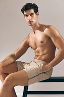 Swim Shorts with Piping