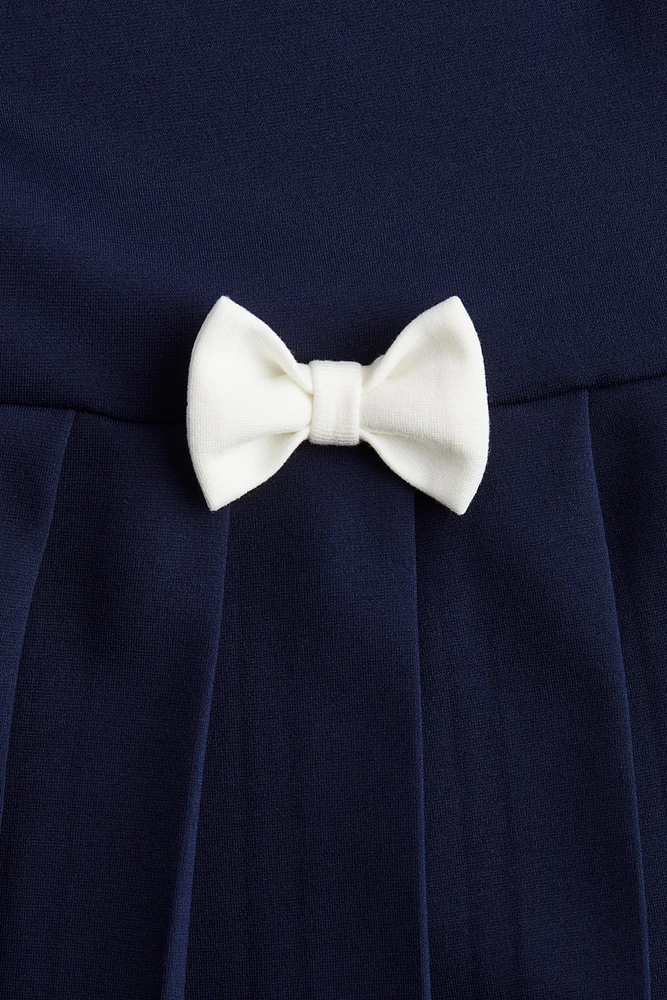 Bow-Detail Jersey Dress