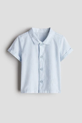 Short-sleeved Cotton Shirt