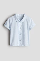 Short-sleeved Cotton Shirt