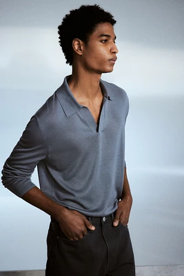 Polo classique en fin tricot