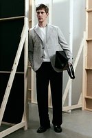 Regular-Fit Single-Breasted Jacket