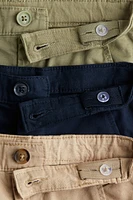 3-pack Cotton Twill Chinos