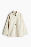 Chemise à enfiler en denim
