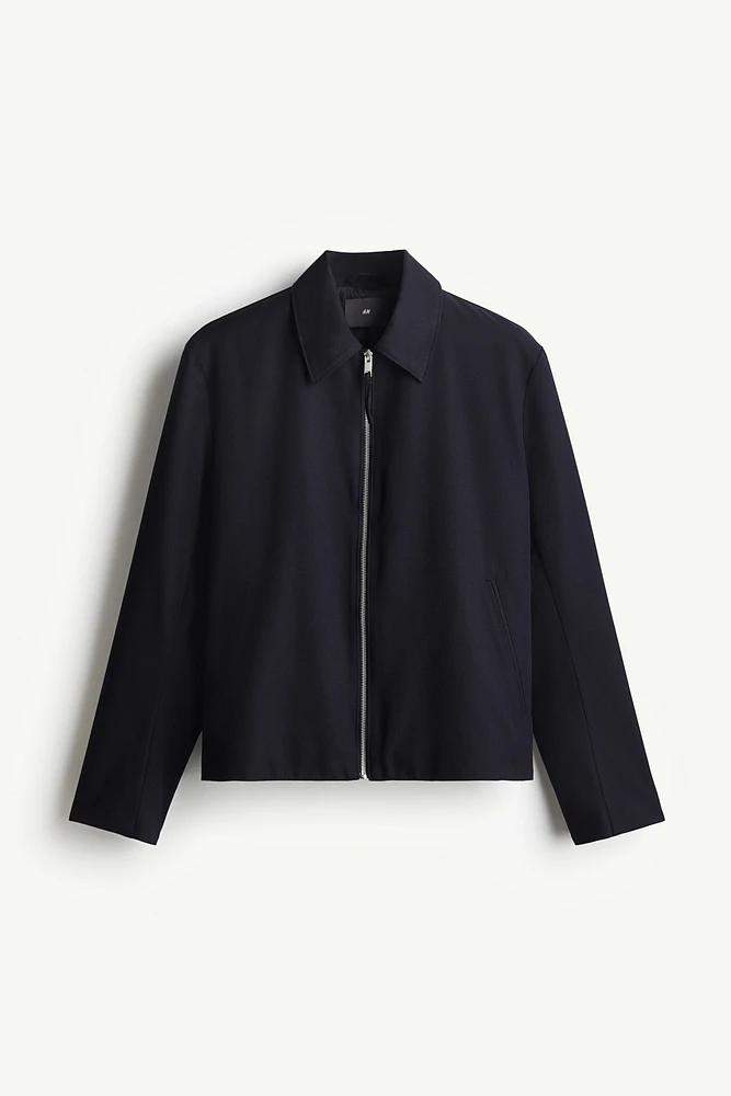 Regular Fit Short Twill Jacket
