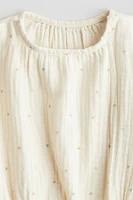 Cotton Muslin Romper Suit