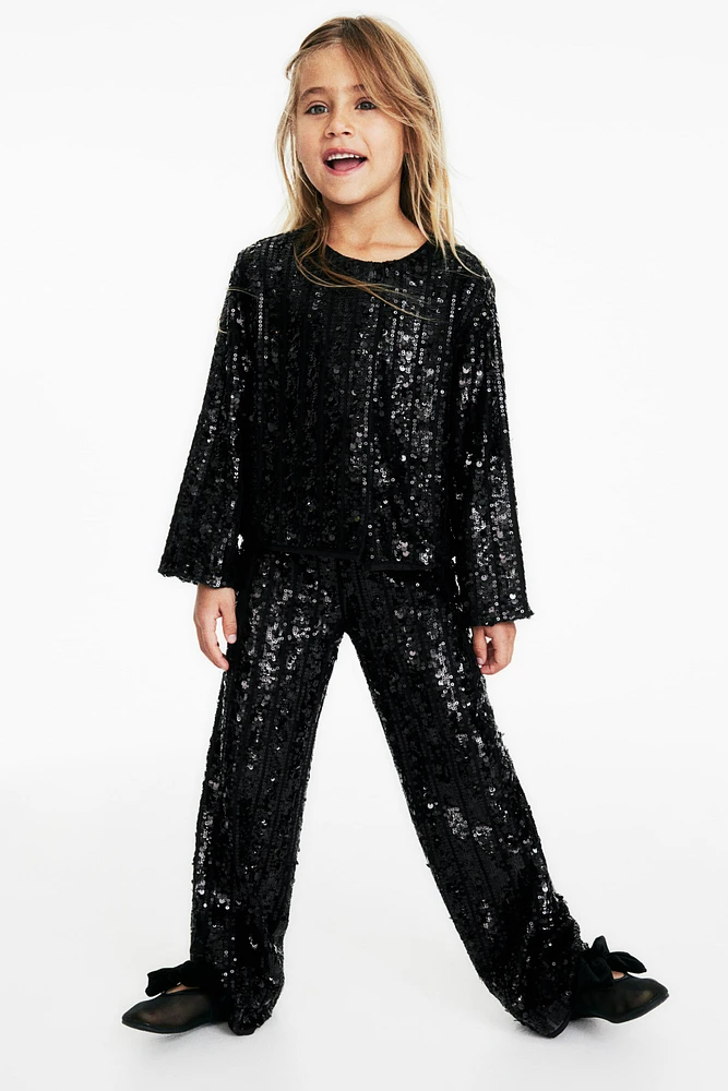 Blazer à sequins