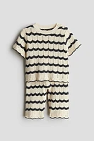 2-Piece Pointelle-Knit Cotton Set