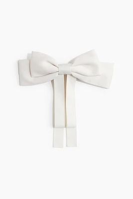 Satin Bow Hair Clip