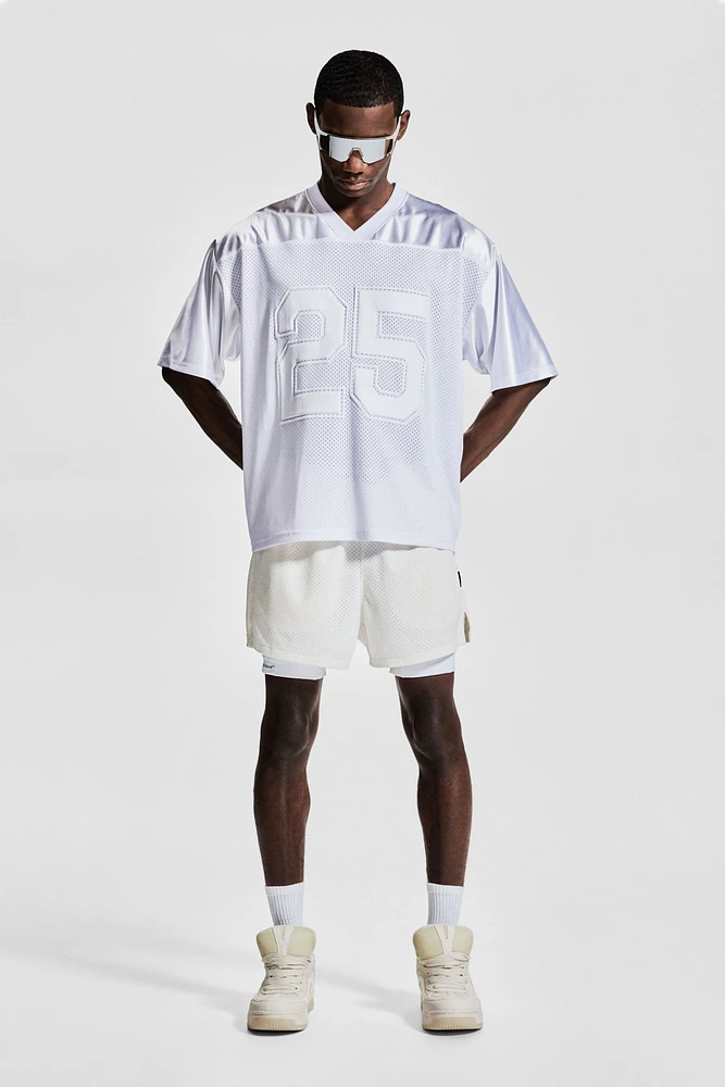 Loose-Fit Printed Sports Shirt with DryMove™