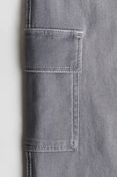 Wide-leg Cargo Pants