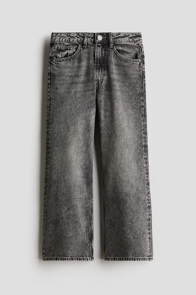Loose Fit Bootcut Leg Jeans