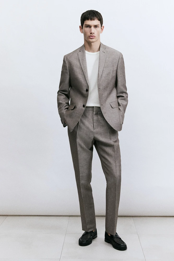 Slim-Fit Wool-Blend Jacket