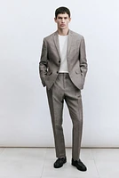 Slim-Fit Wool-Blend Jacket