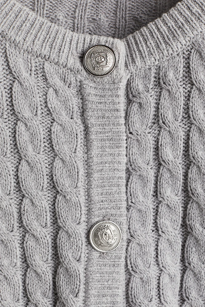 Cable-Knit Cardigan